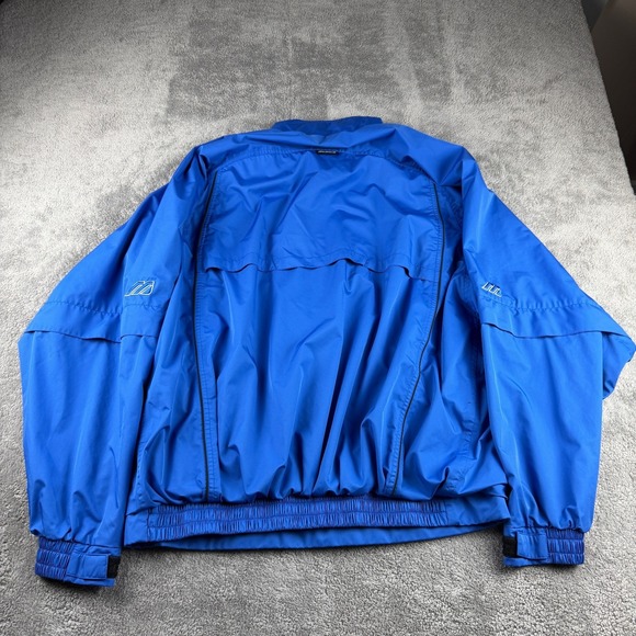 Mizuno Jacket Performance Wear Sports Mens XL Blue Long Sleeve - Picture 12 of 16
